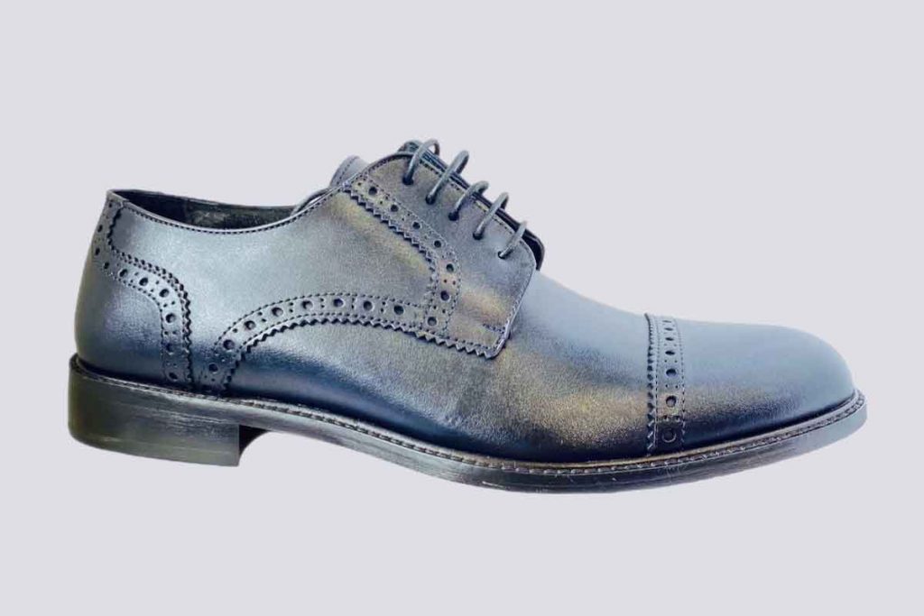 Navy leather oxfords 10111