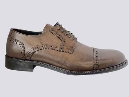 Brown leather oxfords 10111