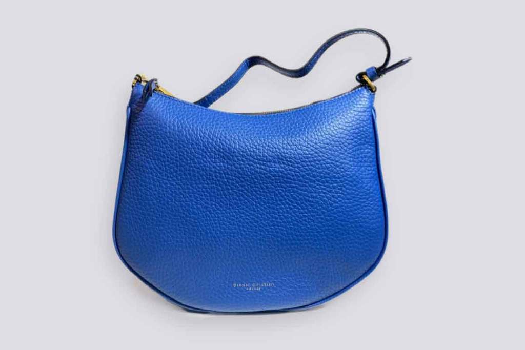 238751 Mediterranian Blue Gianni Chiarini Slim Tote