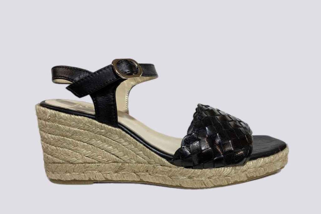 Woven Espadrilles By KESS in Black 24327