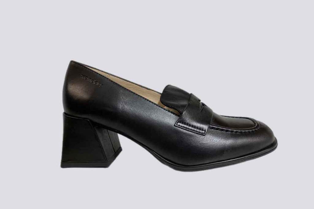 Wonders High Heeled Loafer Black 24705