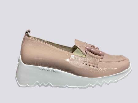 Wonder Pale Pink Platformed Hybrid Loafer Sneaker 24723